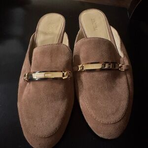 Michael Kors Brown Slip-On Loafers